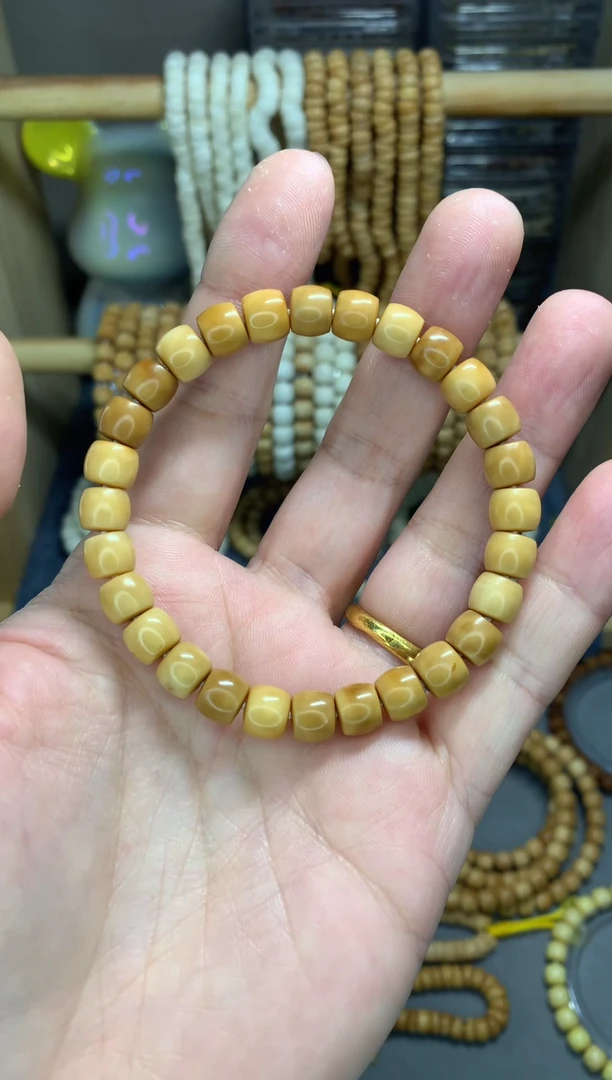 【闪购商品】龙眼菩提手串龙脊陈籽老料87直切微微钥匙孔