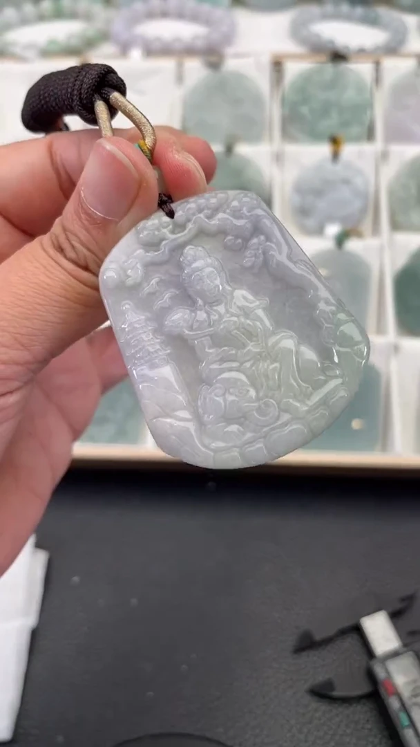 颈饰未镶嵌翡翠天然缅甸翡翠A货416