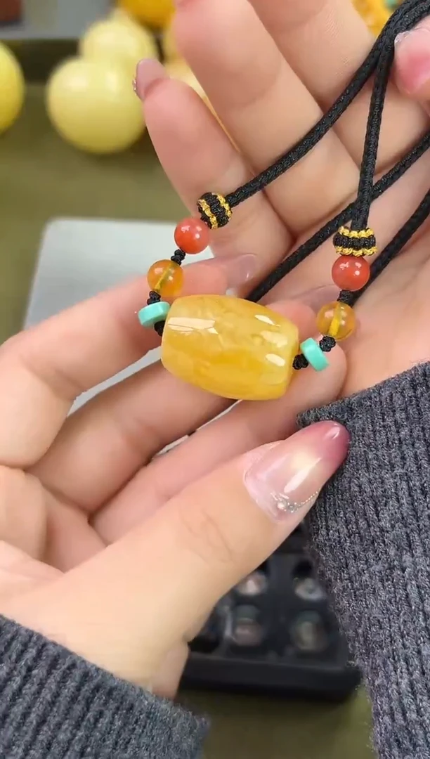 裸石琥珀未镶嵌天然琥珀蜜蜡吊坠