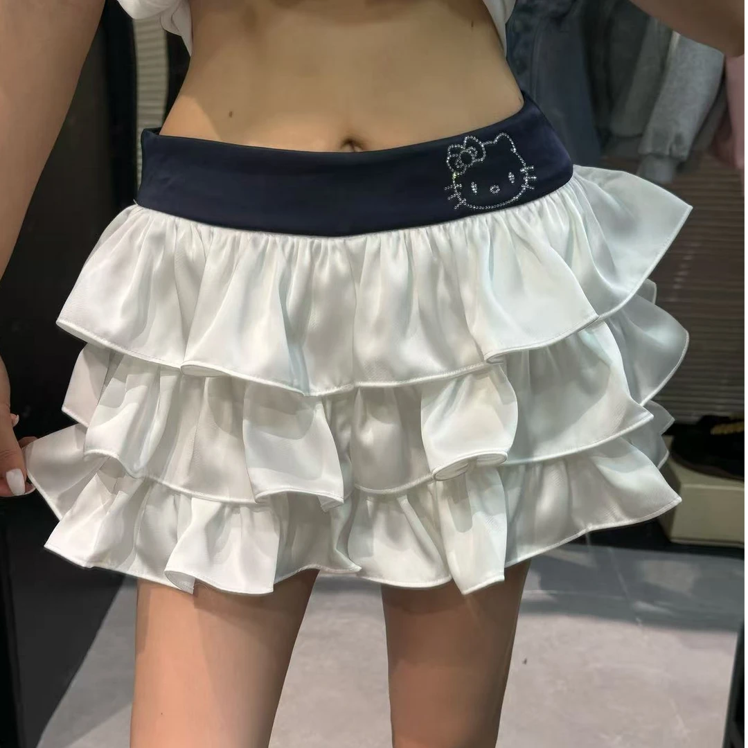 【珍珠猫猫】ins时尚设计师款减龄显瘦重磅裤裙百搭（080）