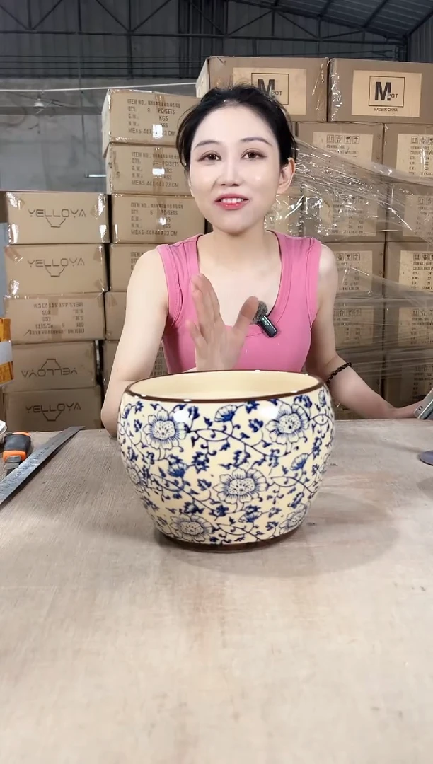 苹果青花瓷中号19x15