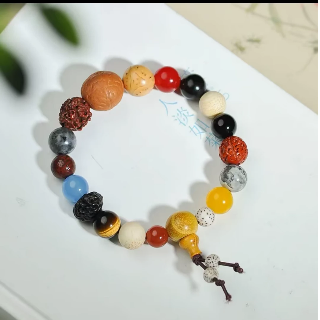 非金属木质手链 十八籽手串 五台山正品(男女款)手工