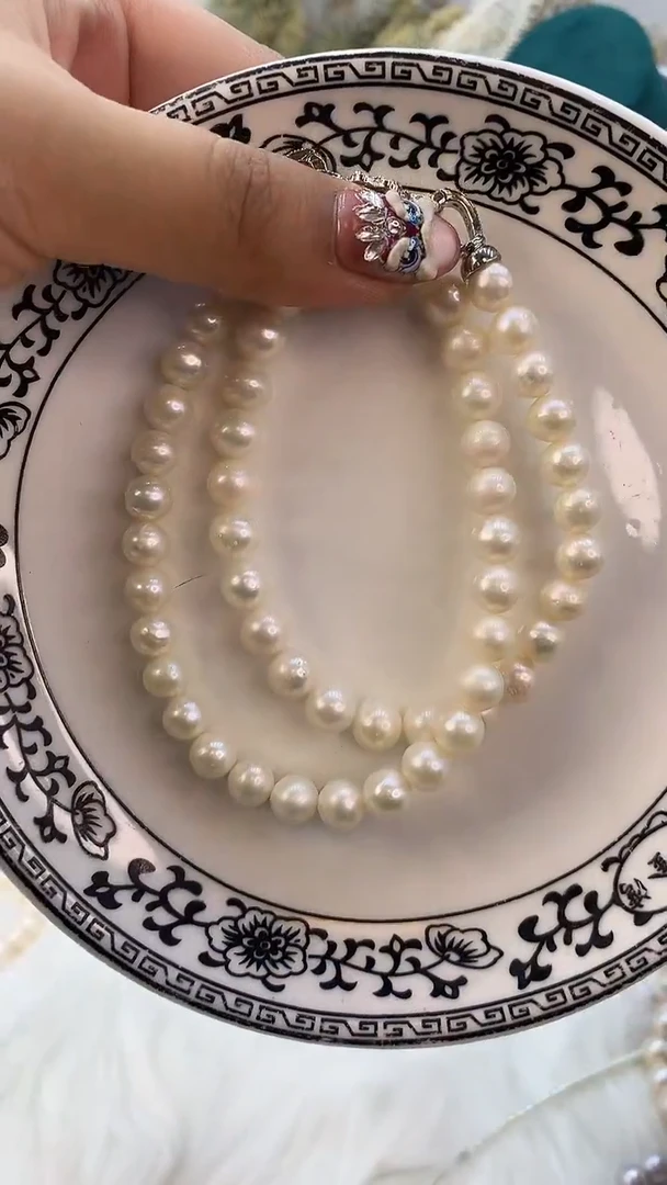 【闪购商品】淡水珍珠项链合金32