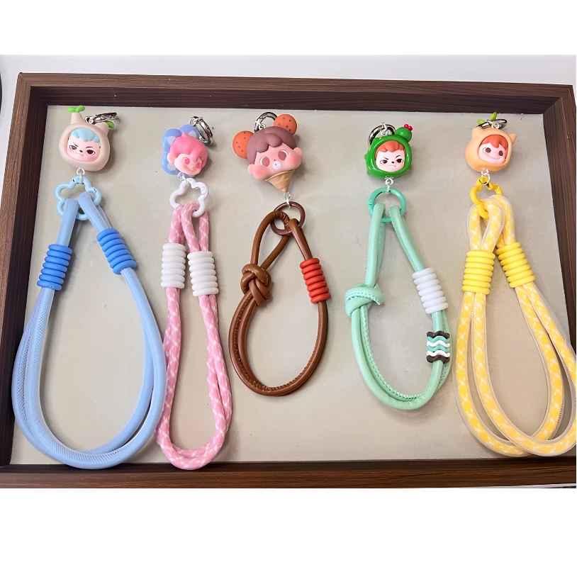 短款编织绳手机挂绳适用手机壳可手提手腕绳小清新风格女款便携