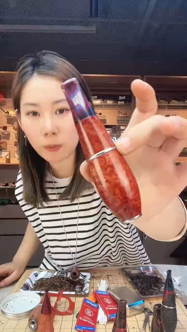 鱼雷斗光面石楠木9mm烟道