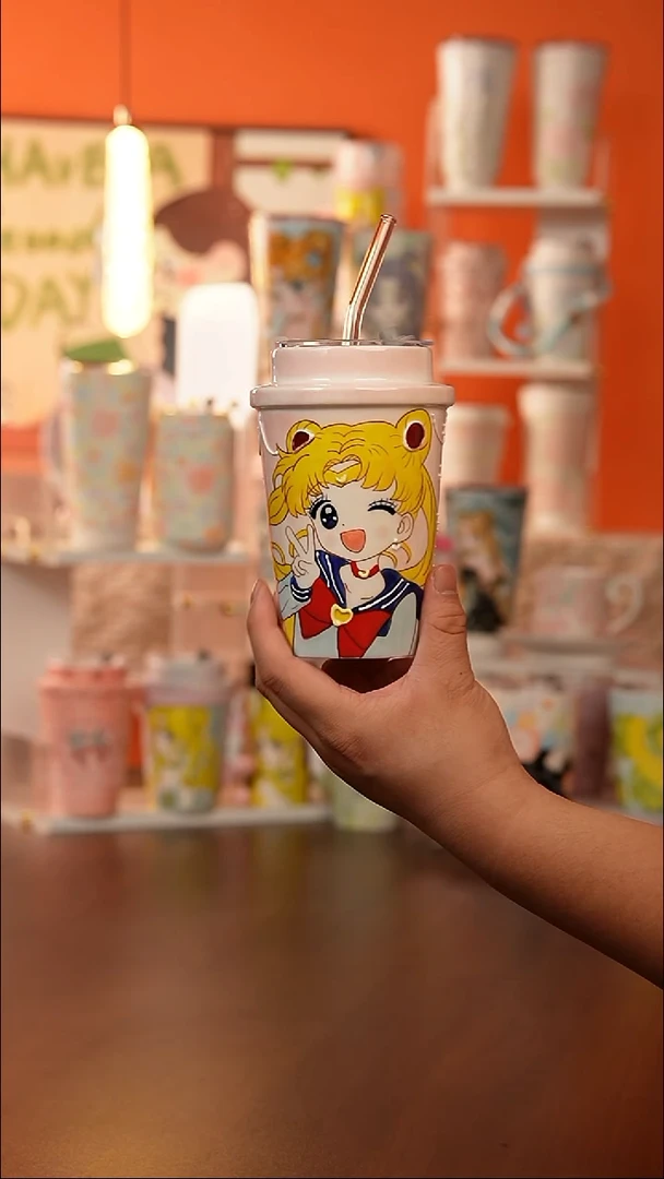 景德镇手工手绘文创陶瓷杯