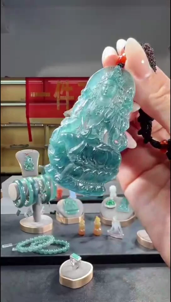 吊坠(不含链)未镶嵌翡翠度母