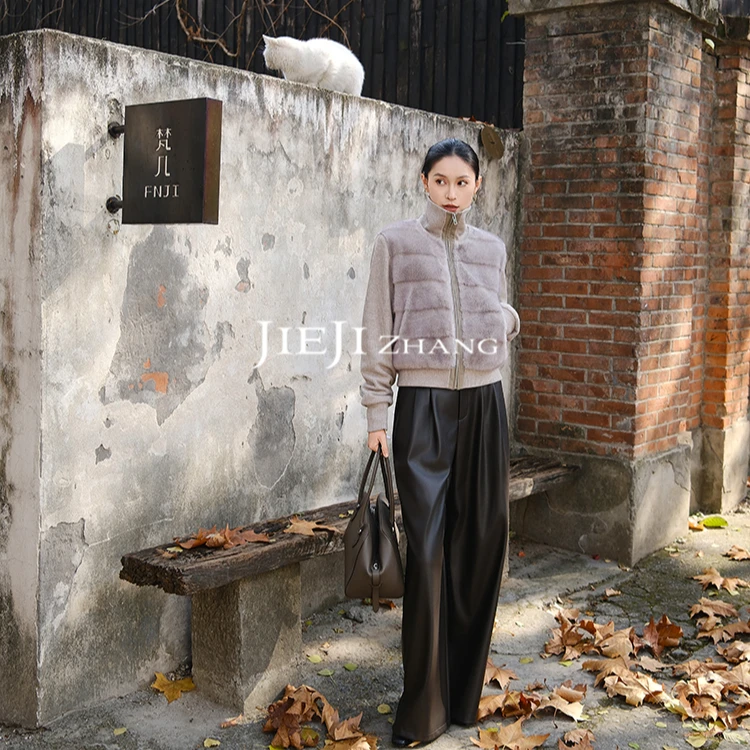 【JIEJI ZHANG】高级定制秋冬时尚百搭设计款外套351338