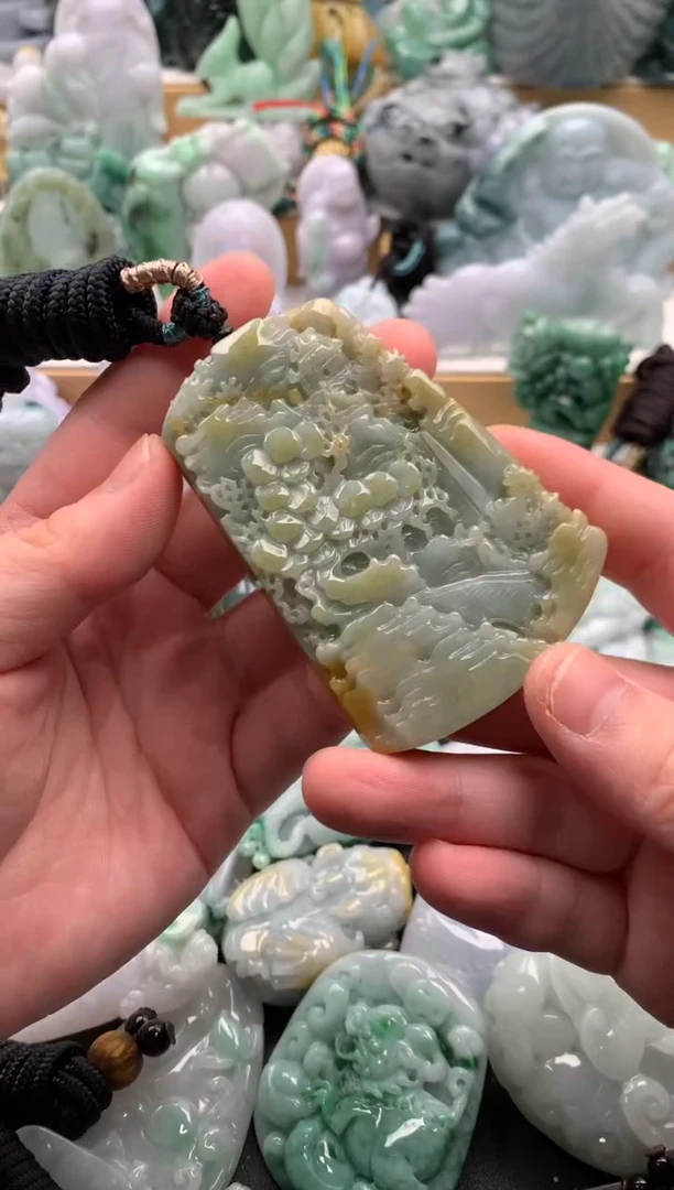 吊坠(不含链)未镶嵌翡翠1