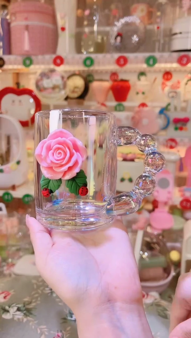 摆件品质好发货快放心拍！七彩麻花杯微瑕