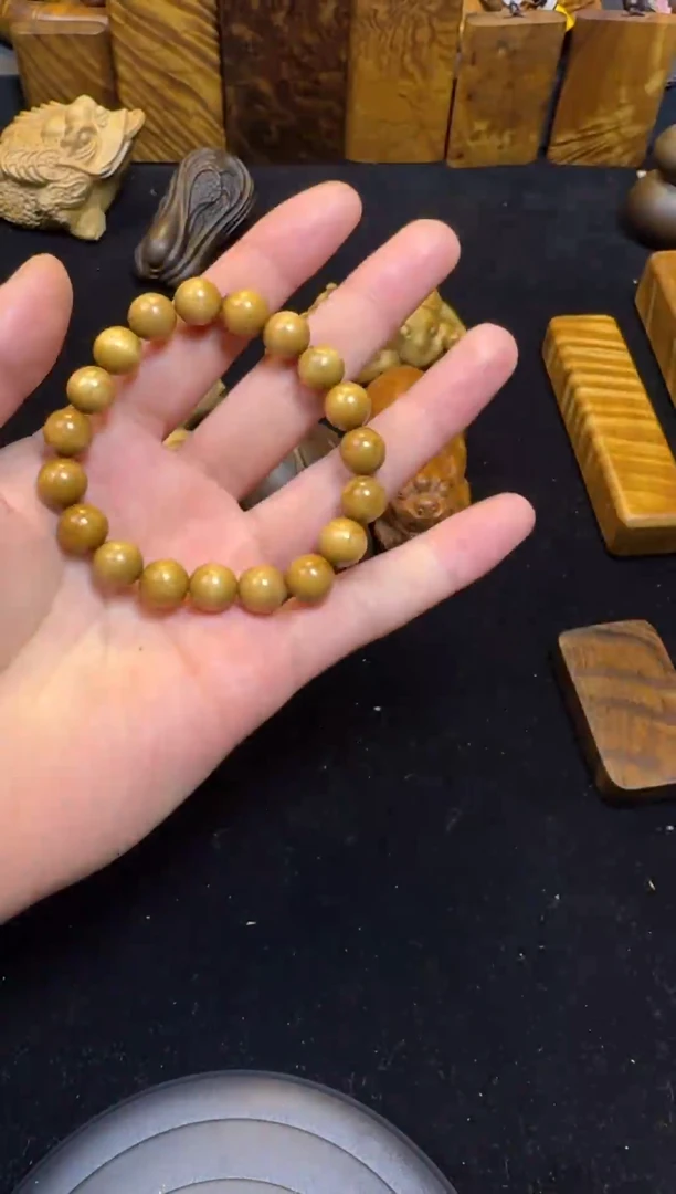 【闪购商品】楠木（金丝楠）其他1.0黄手串78