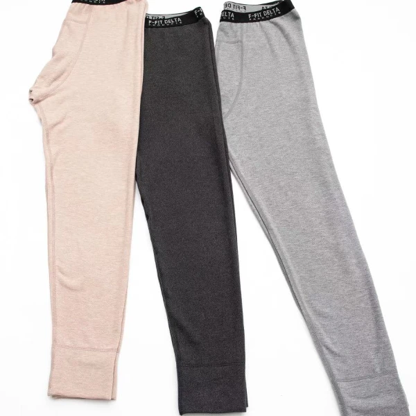 海小丫桑蚕丝青少年单层秋裤   男拼接2430627