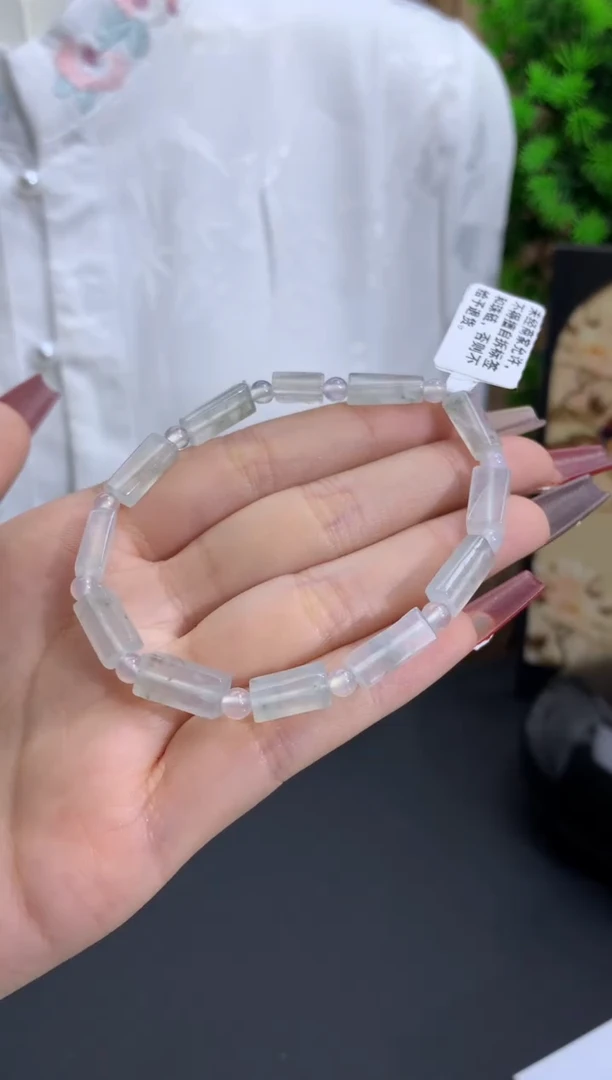 【闪购商品】翡翠手链未镶嵌卡4*6mm