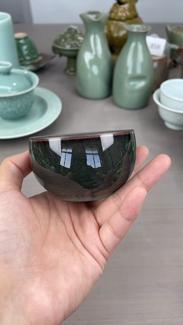 龙泉青瓷福利放漏微微暇