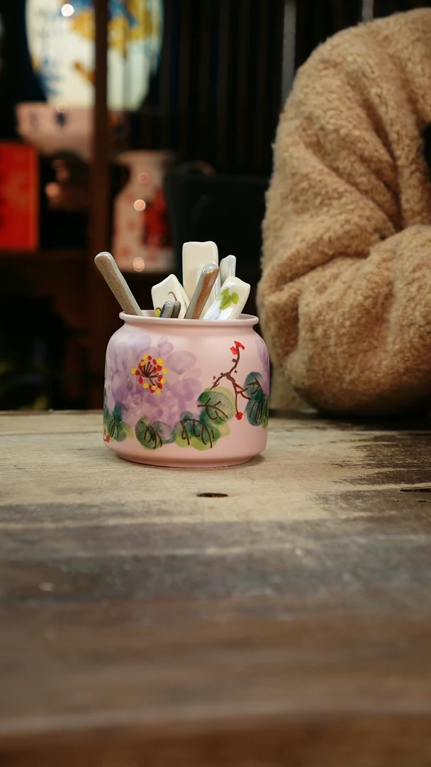 【闪购商品】瓷片景德镇纯手工釉下彩精品花瓶