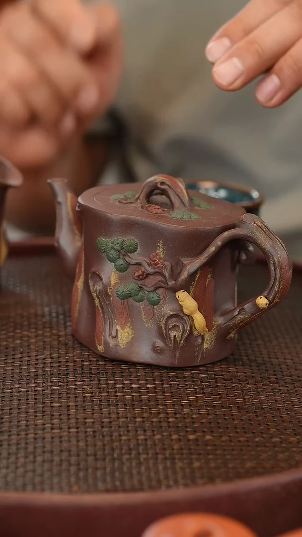 茶壶紫砂全手 树桩