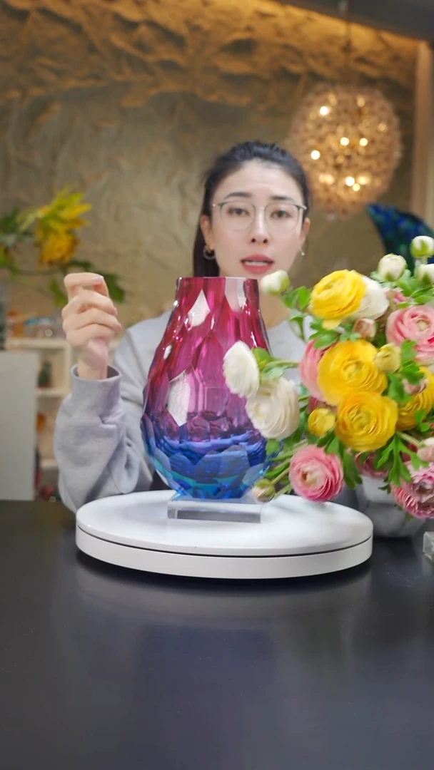 手工艺品琉璃雷**嘎洋牡丹仿真花12只