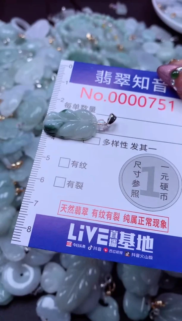 吊坠(不含链)未镶嵌翡翠751