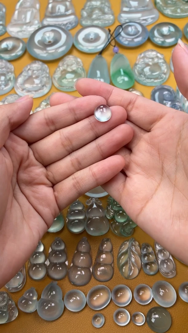 吊坠(不含链)未镶嵌翡翠33 蛋面 11.3 5.5