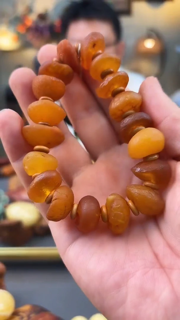 未镶嵌琥珀手串手串