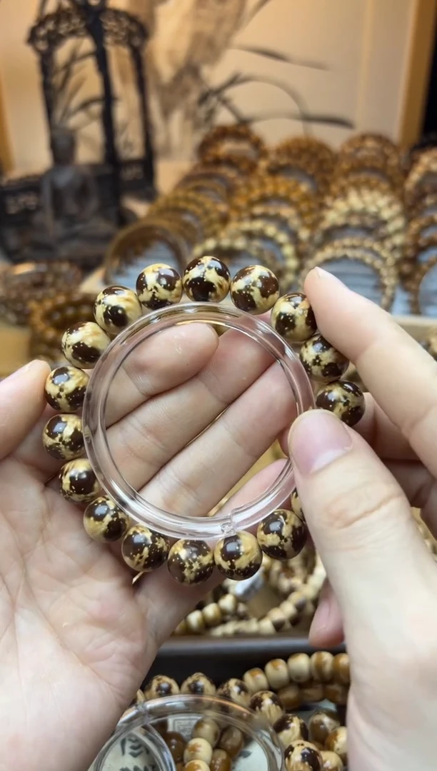 【闪购商品】紫金鼠手串12三叶草熊猫紫金鼠