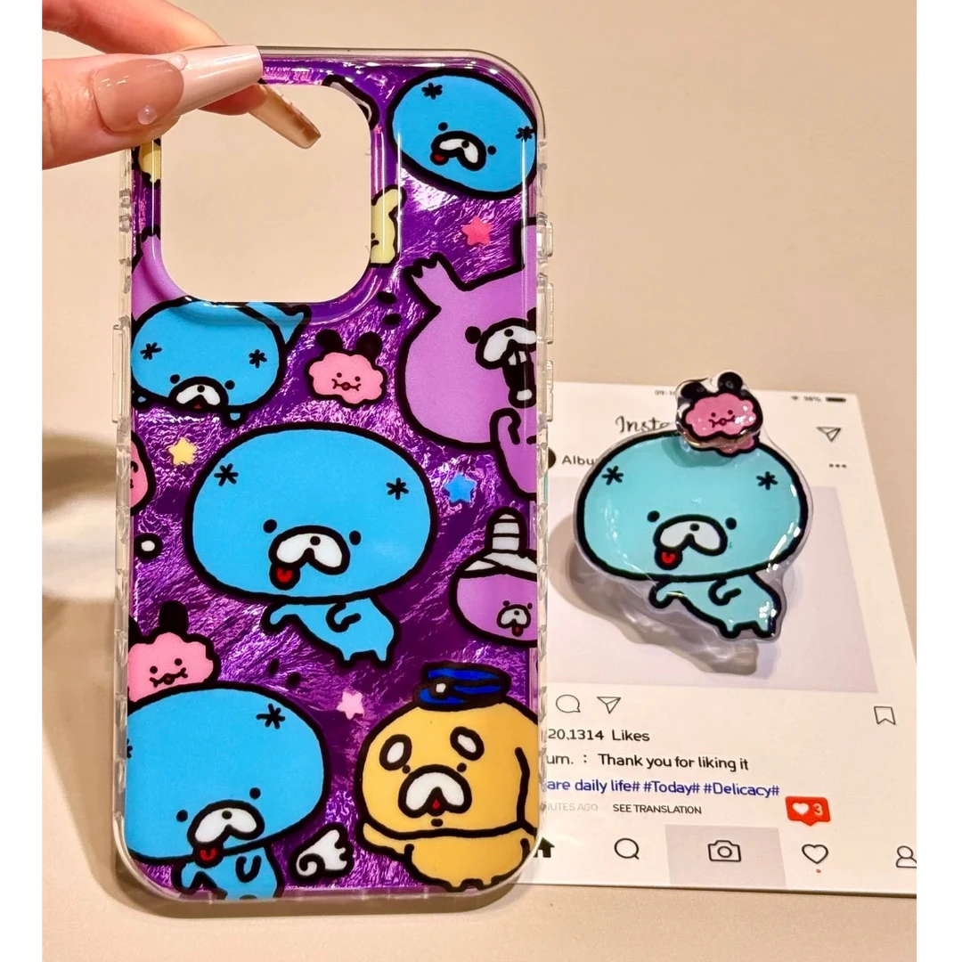 壳望晕染兔丸适用苹果华为vivo小米oppo手机壳iphone16/15/14壳