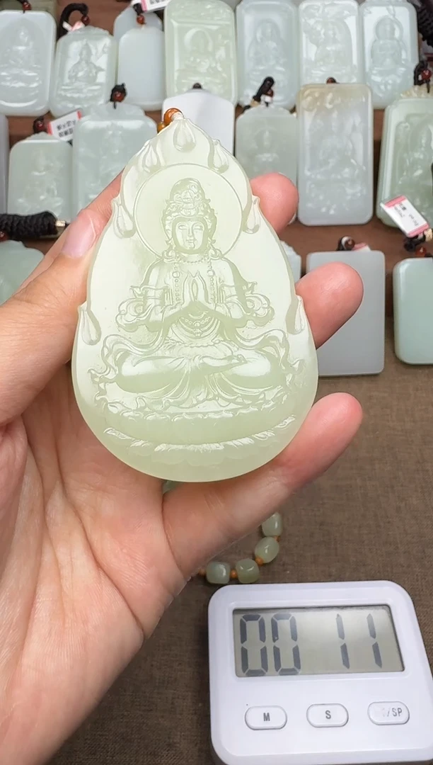 【闪购商品】和田玉颈饰未镶嵌和田玉挂件