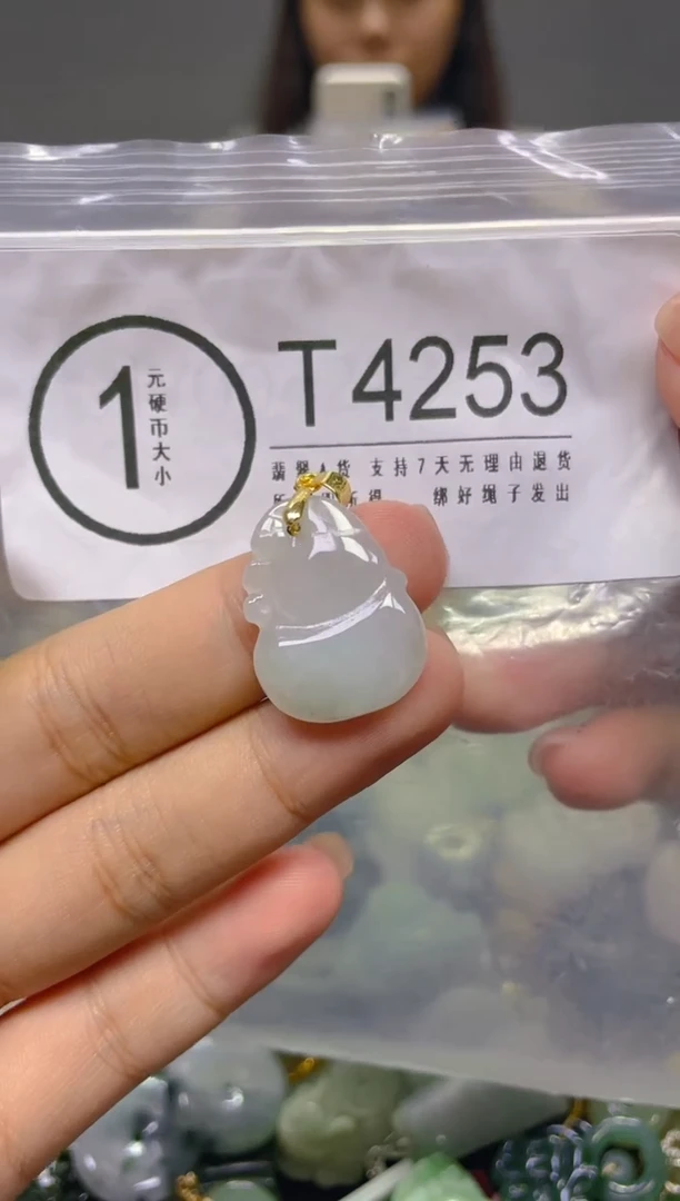颈饰未镶嵌翡翠/ T /翡翠A货，一件也是批发价