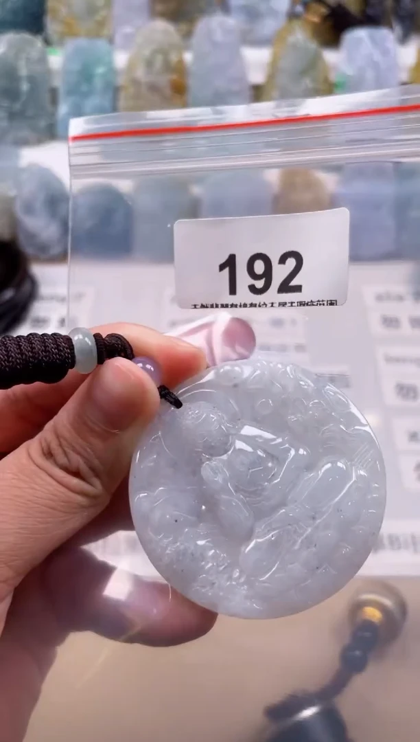 【闪购商品】翡翠颈饰未镶嵌天然缅甸A货翡翠192