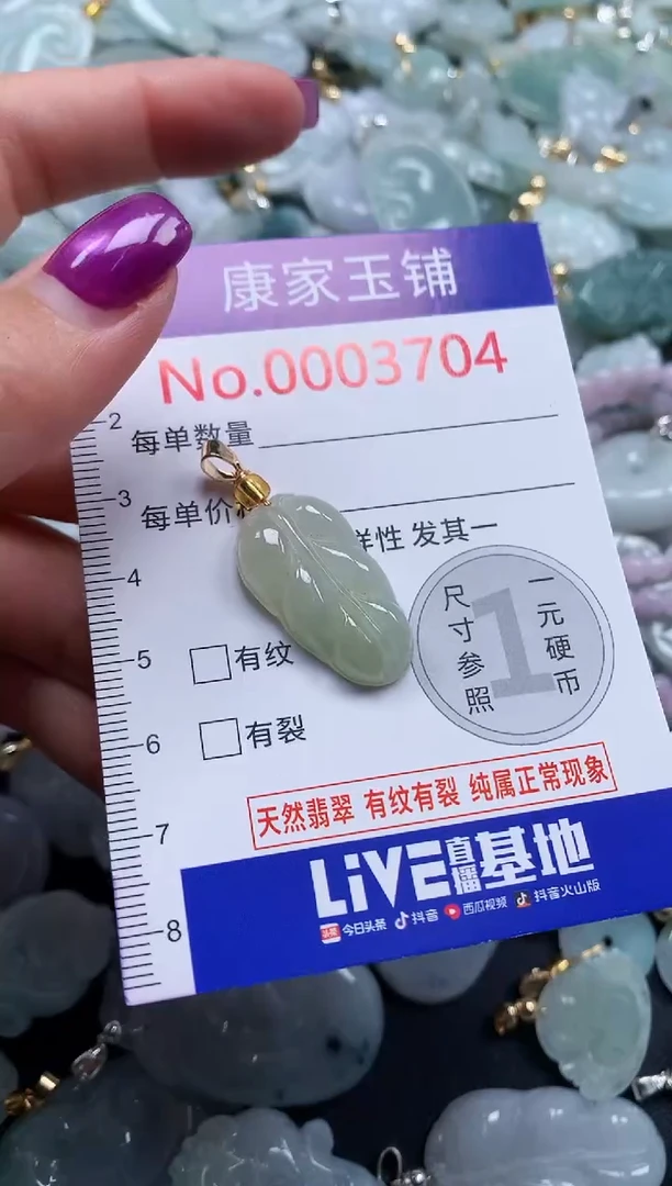 颈饰未镶嵌翡翠3704