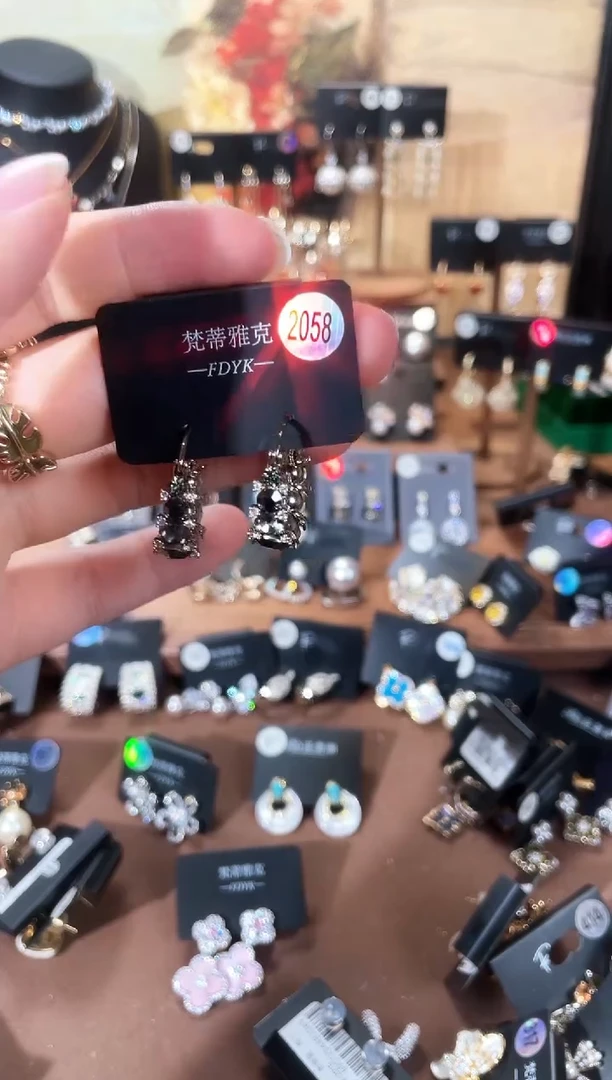 合金925银锆石梵2058