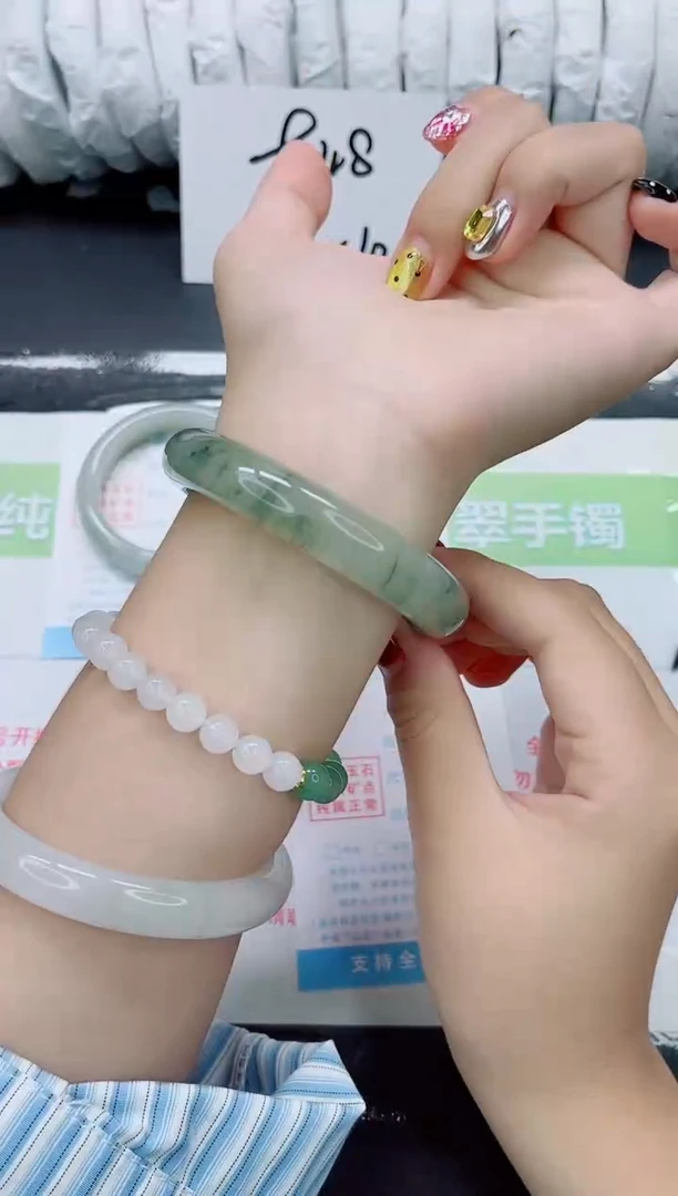 未镶嵌手镯石英质玉0137-60