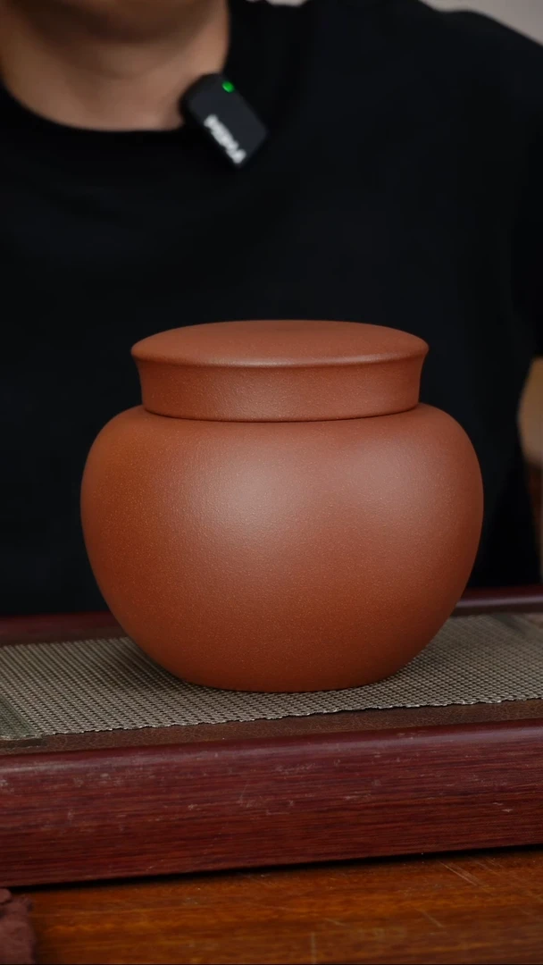 宜兴原矿紫砂茶叶罐