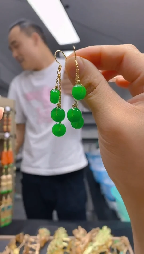 【闪购商品】玛瑙/玉髓耳饰合金022玛瑙饰品