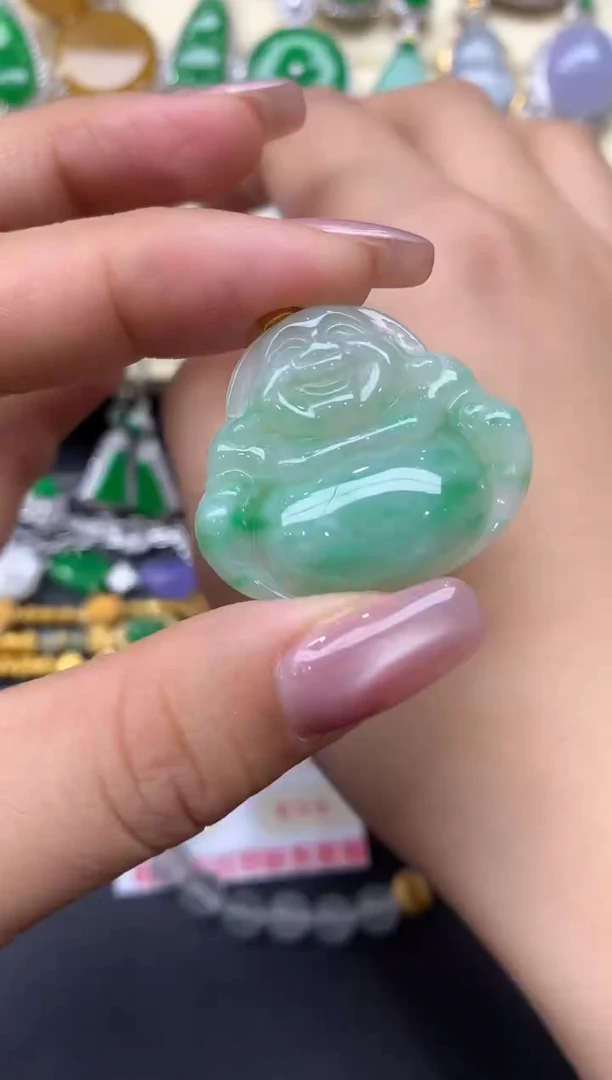 颈饰未镶嵌翡翠354-中国好珍宝