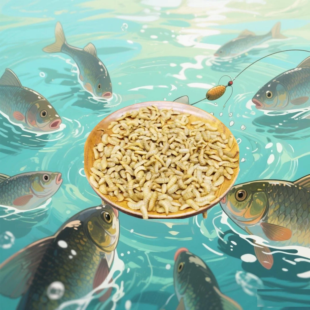 【当天现发】高蛋白幼虫鱼饵钓鱼鲫鱼鲶鱼罗飞饵料鲤鱼通杀黄辣丁
