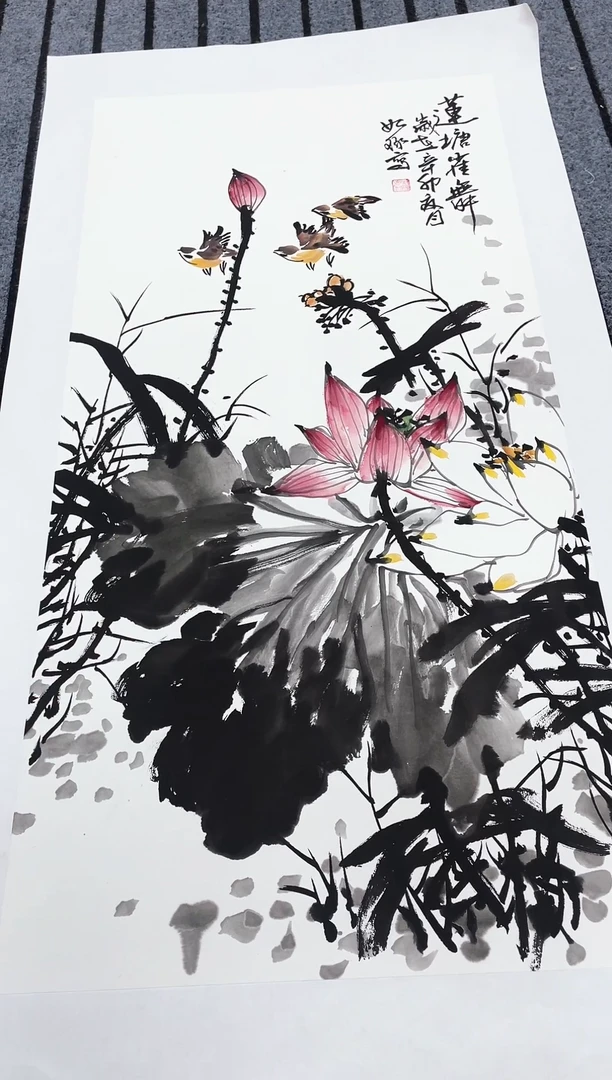 精品国画花鸟作品