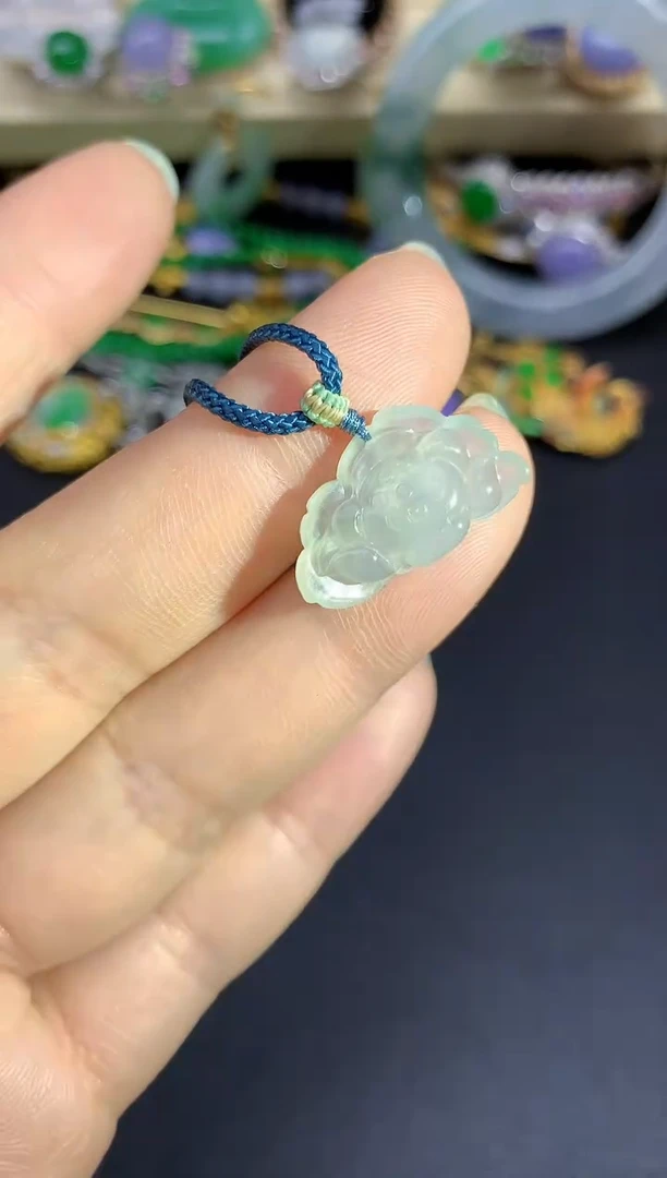 颈饰未镶嵌翡翠4-雪姐翡翠天天见