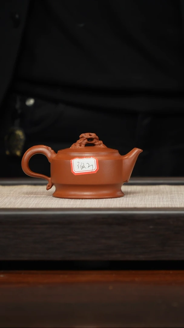 【闪购商品】紫砂茶壶瑕3朱泥磐石150cc
