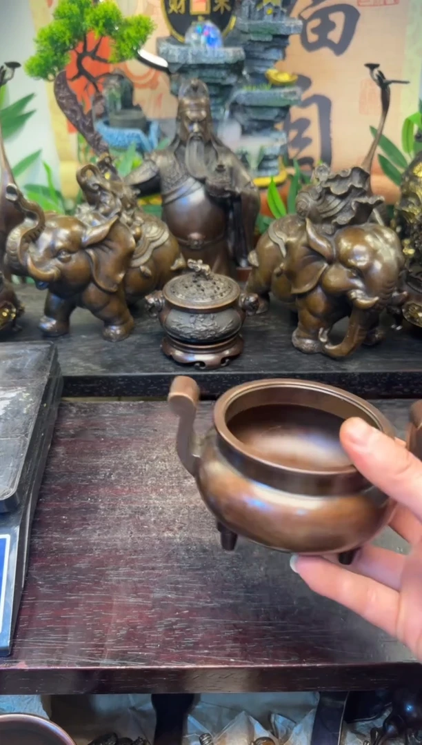 潼潼古铜只卖真铜！（官帽炉）