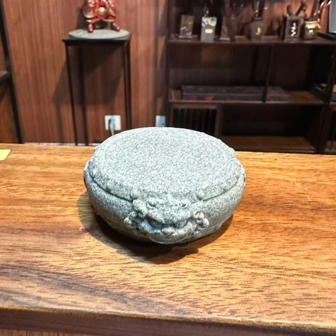 小号石狮底茶托杯托杯垫适合户外庭院摆放
