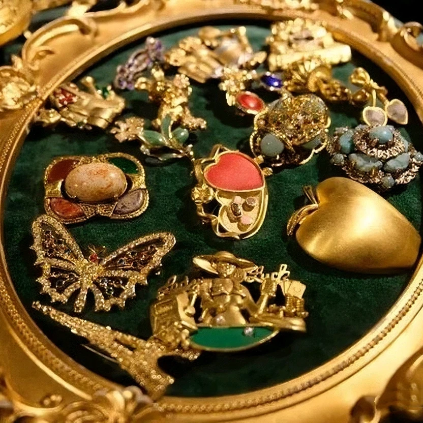 合金琉璃项链 【直播选款】合金琉璃项链 梦幻仙女 精致气质vintage