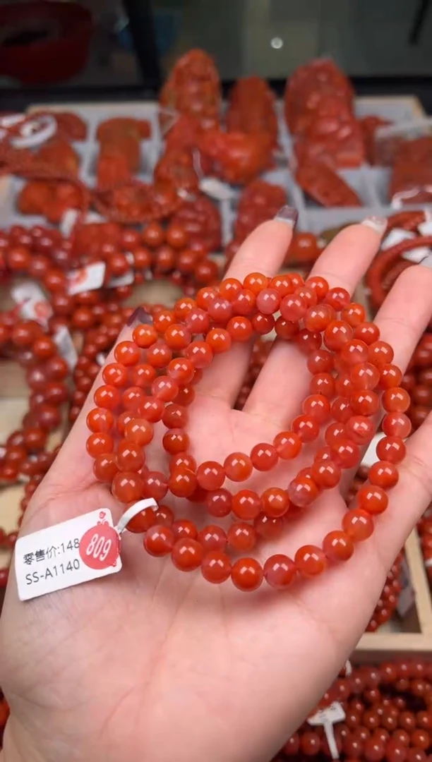 【闪购商品】南红玛瑙珠宝奇石未镶嵌7