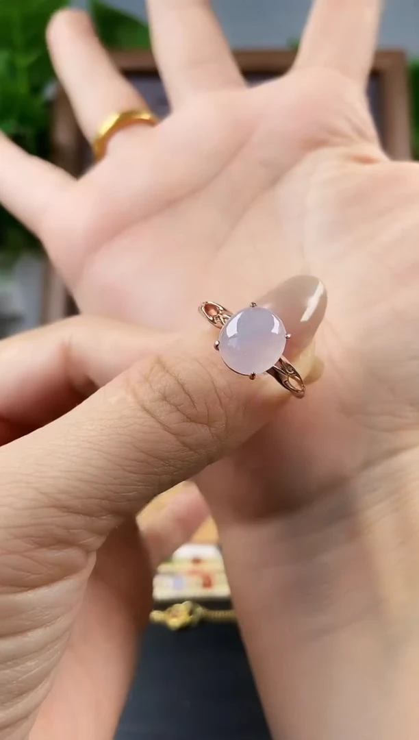 银S925镶嵌戒指翡翠12