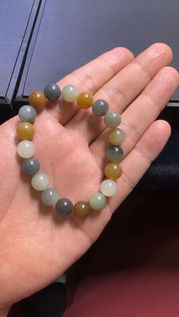 未镶嵌和田玉手链新疆和田玉多宝卡10手串