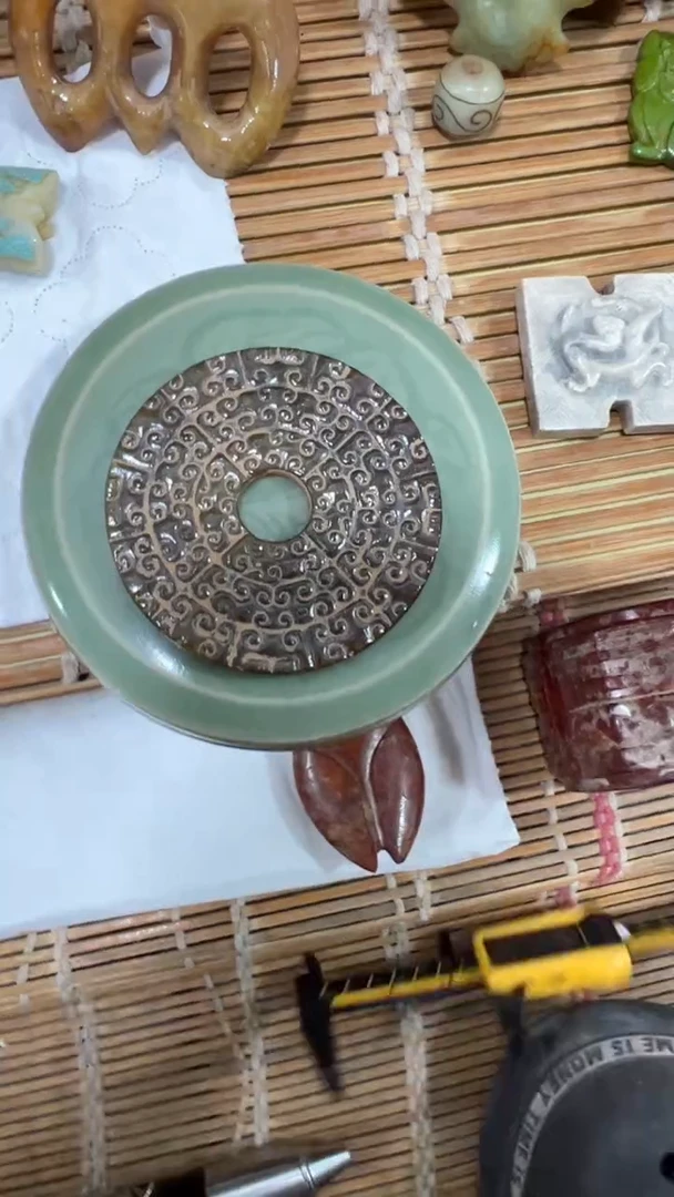 瓷片手工，手绘，瓷器