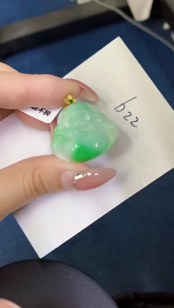 【闪购商品】翡翠颈饰18K金镶嵌000000000000