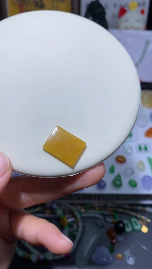 未镶嵌定制翡翠无事牌