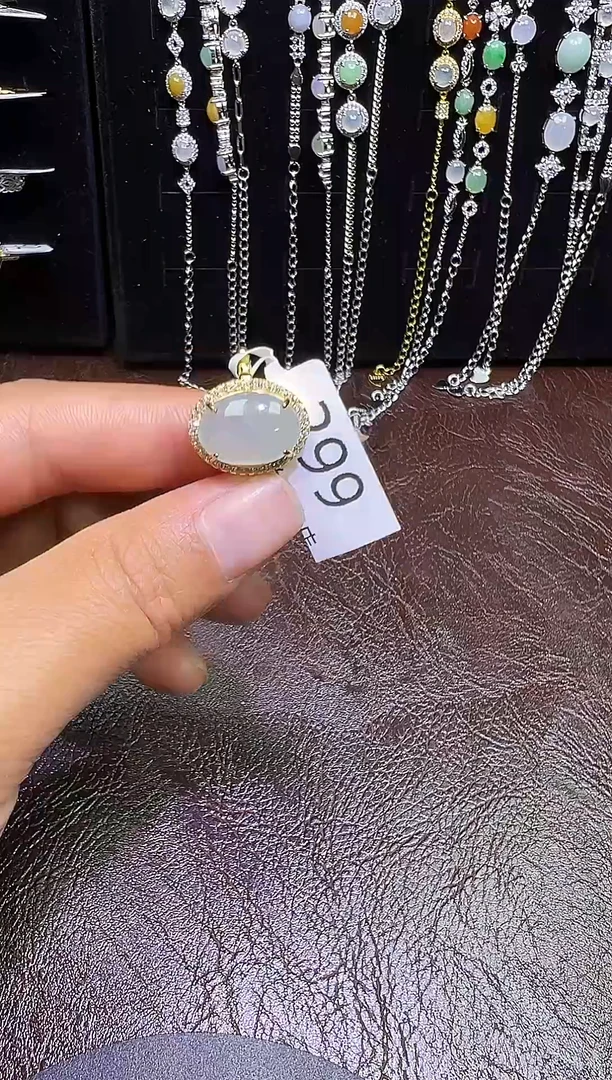 银S925镶嵌戒指翡翠戒指