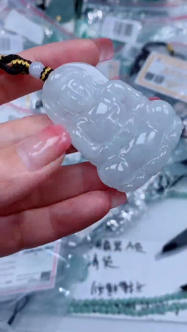 翡翠未镶嵌颈饰吊坠
